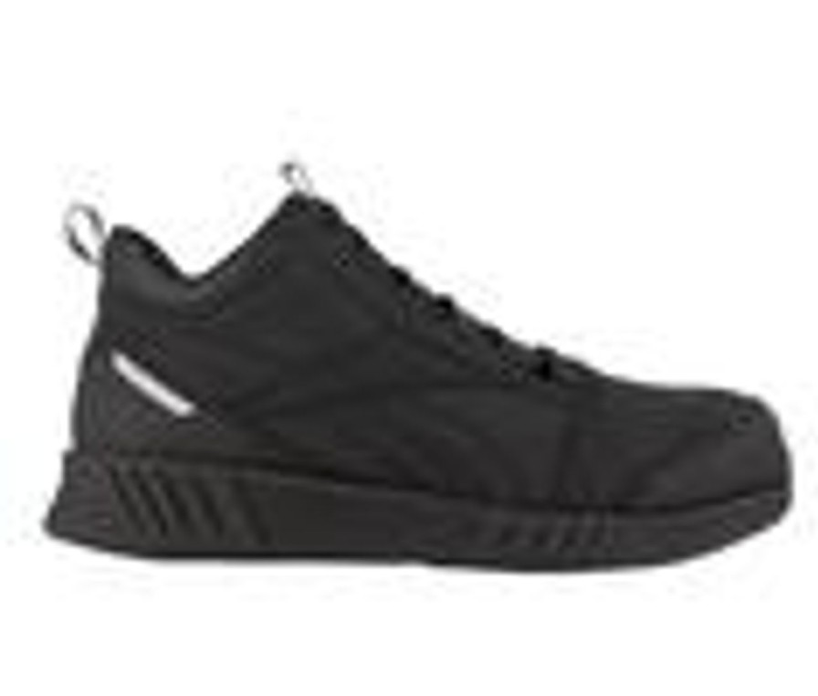 Men REEBOK WORK Electric Hazard | Men'S Reebok Work Fusion Rb4301 Work Shoes Black/Black