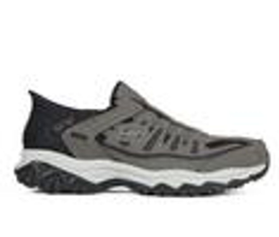 Men Skechers Cross Training | Men'S Skechers 237563 After Burn Slip-Ins Sneakers Brown