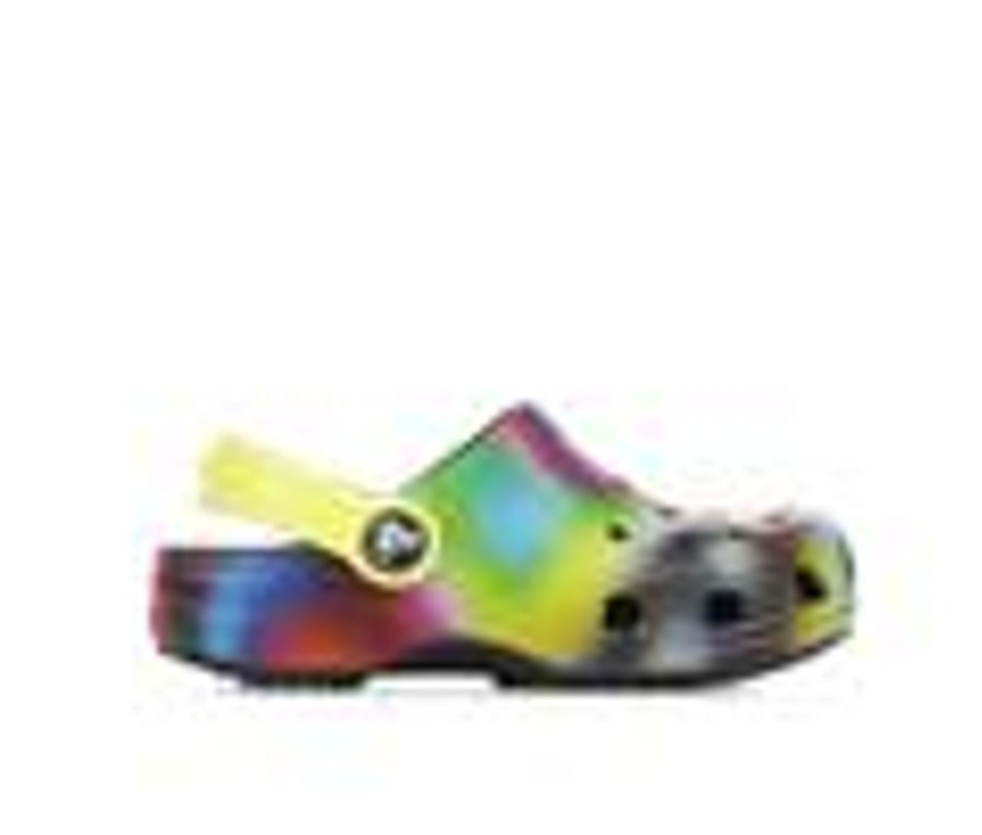 Kids Crocs Sandals | Kids' Crocs Toddler Classic Solarized Clogs Black/Multi