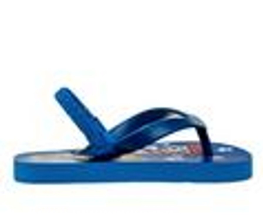 Kids Nickelodeon Sandals | Boys' Nickelodeon Toddler & Little Kid Stylish Paw Flip Flops Navy Blue