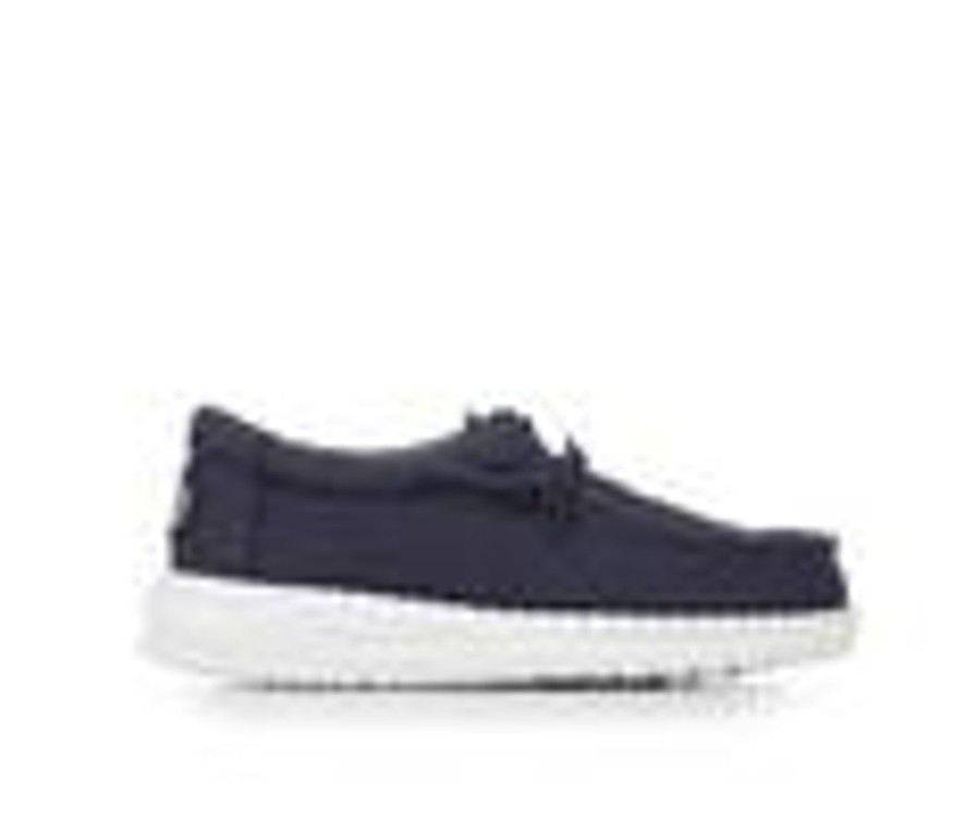 Kids HEYDUDE Casual | Boys' Heydude Toddler Wally Slip-On Shoes Navy