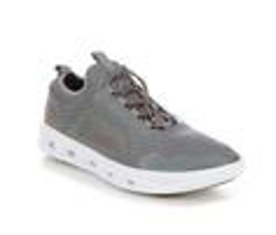 Men Landshark Boat Shoes | Men'S Landshark Zambezi Boat Shoes Gray