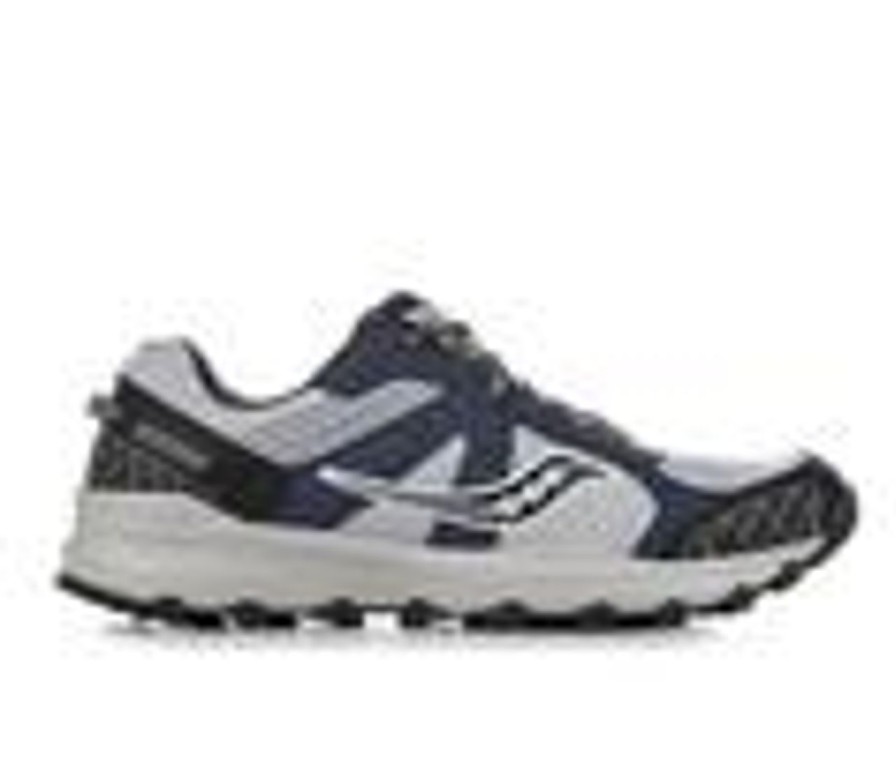 Men Saucony Walking And Hiking | Men'S Saucony Grid Raptor Tr 2 Running Shoes Grey/Blue