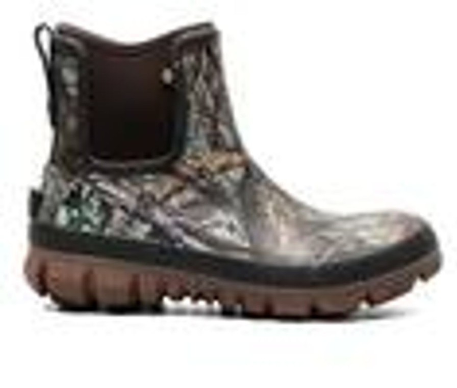 Men Bogs Footwear Waterproof | Men'S Bogs Footwear Arcata Chelsea Camo Chelsea Winter Boots Mossy Oak