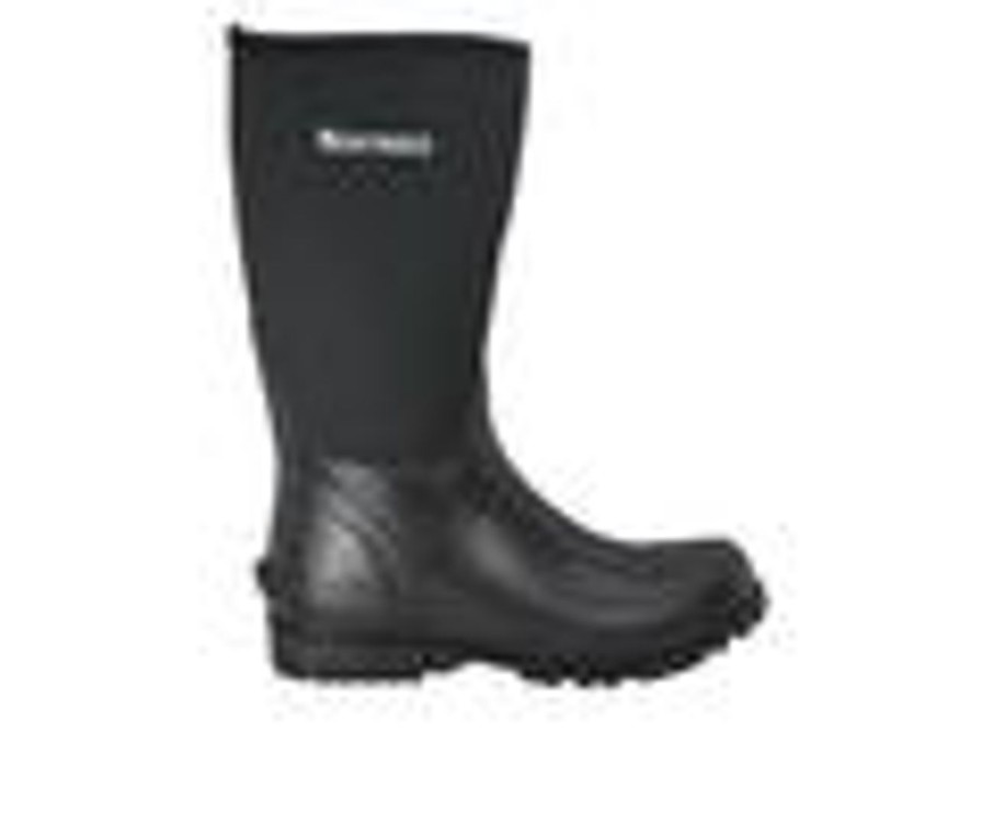 Men Northikee Waterproof | Men'S Northikee Neoprene Rubber Waterproof Work Boots Black