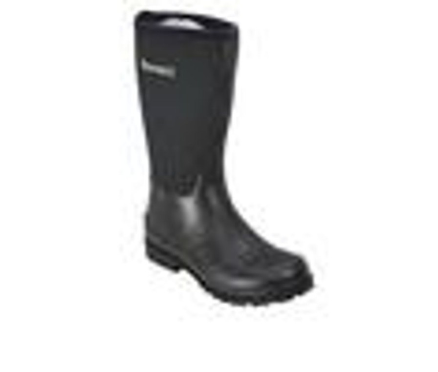 Men Northikee Waterproof | Men'S Northikee Neoprene Rubber Waterproof Work Boots Black