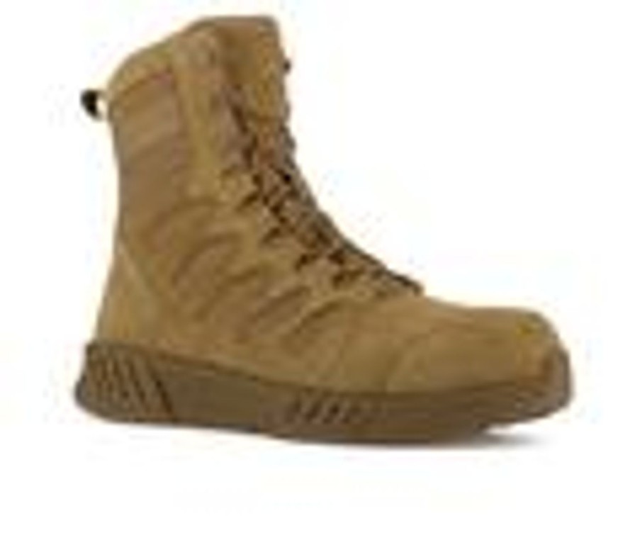 Men REEBOK WORK Electric Hazard | Men'S Reebok Work Floatride Energy Tactical Rb4360 Work Boots Coyote