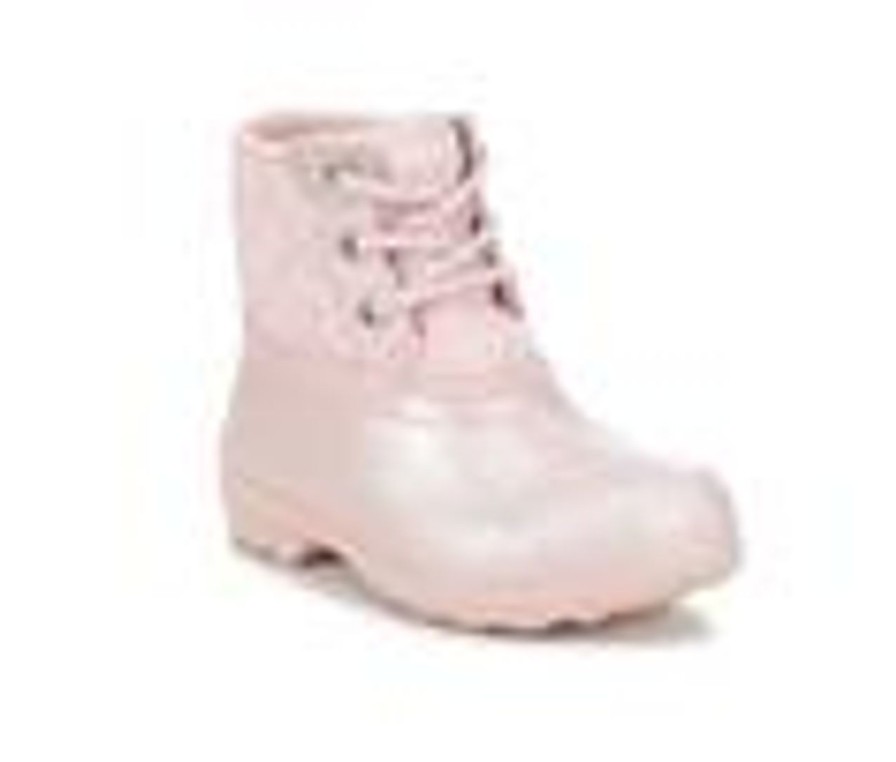 Kids Sperry Boots | Girls' Sperry Toddler & Little Kid Port Duck Boots Blush Quilt