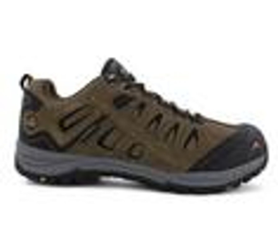 Men Pacific Mountain Walking And Hiking | Men'S Pacific Mountain Sanford Waterproof Hiking Shoes Brown