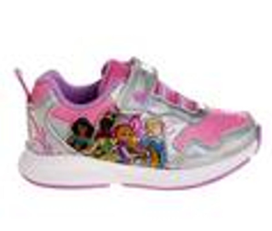 Kids Disney Casual | Girls' Disney Toddler & Little Kid Princess At Play Light Up Sneakers Pink