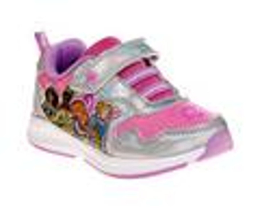 Kids Disney Casual | Girls' Disney Toddler & Little Kid Princess At Play Light Up Sneakers Pink