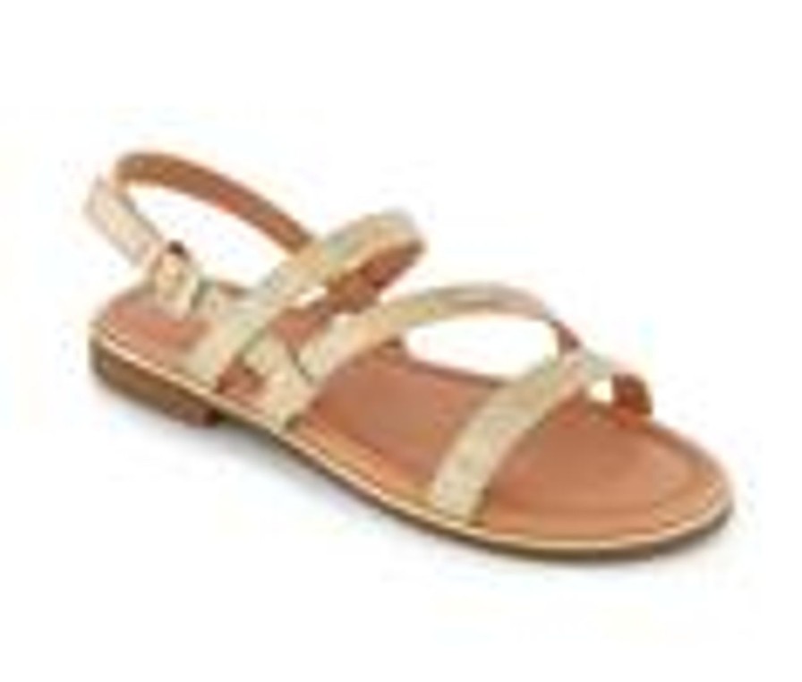 Kids DKNY Sandals | Girls' Dkny Cassie Trish 11-5 Sandals Soft Gold