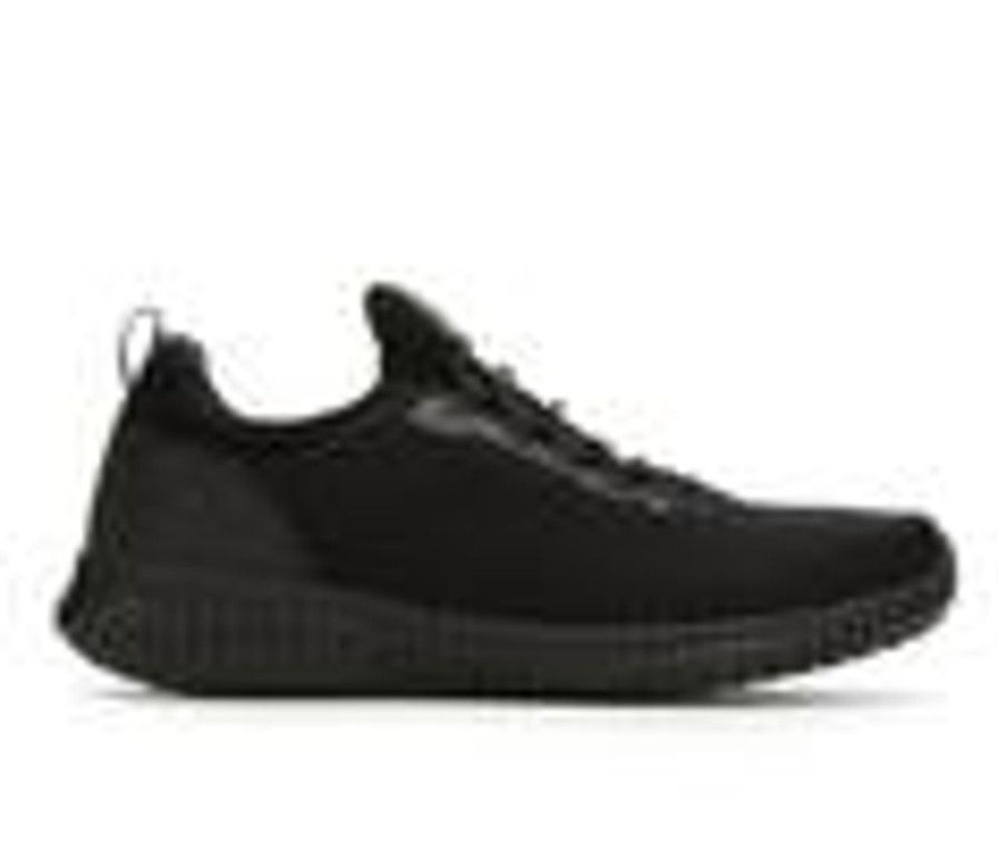 Men Skechers Work Slip Resistant | Men'S Skechers Work Cessnock 77188 Slip-Resistant Shoes Black