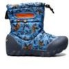 Kids Bogs Footwear Boots | Boys' Bogs Footwear Toddler & Little Kid B-Moc Cool Dinos Dinosaur Winter Boots Blue Multi