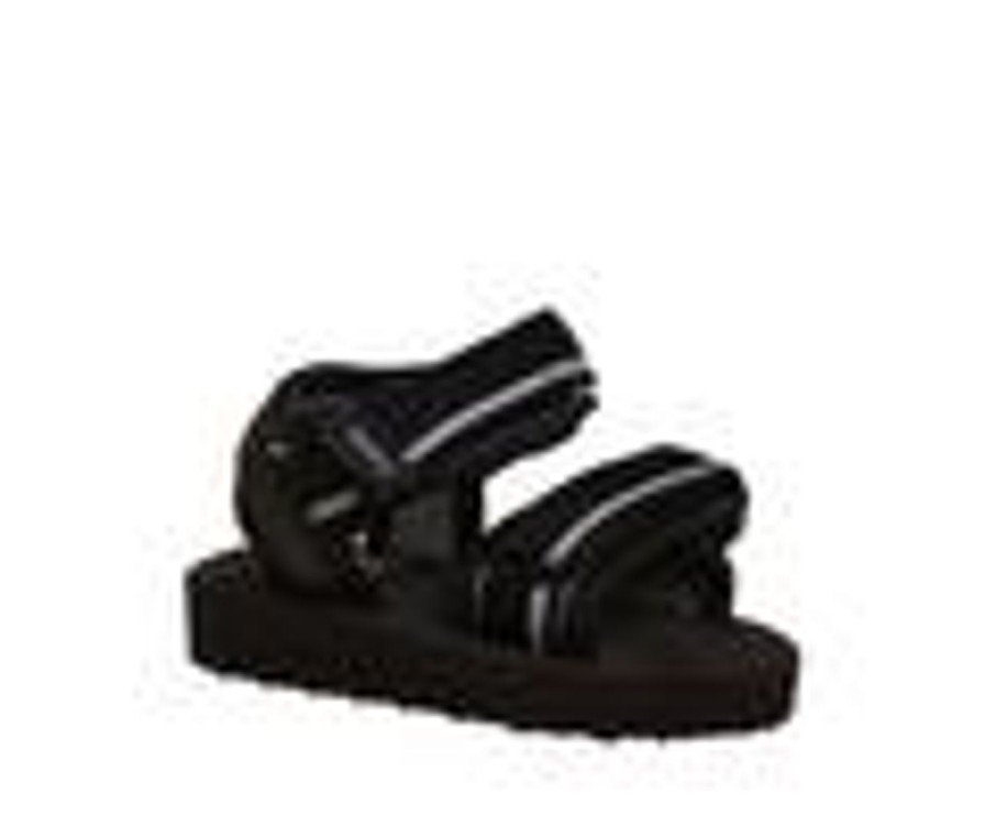 Kids Beverly Hills Polo Club Sandals | Boys' Beverly Hills Polo Club Toddler Swallow Sandals Black/Grey