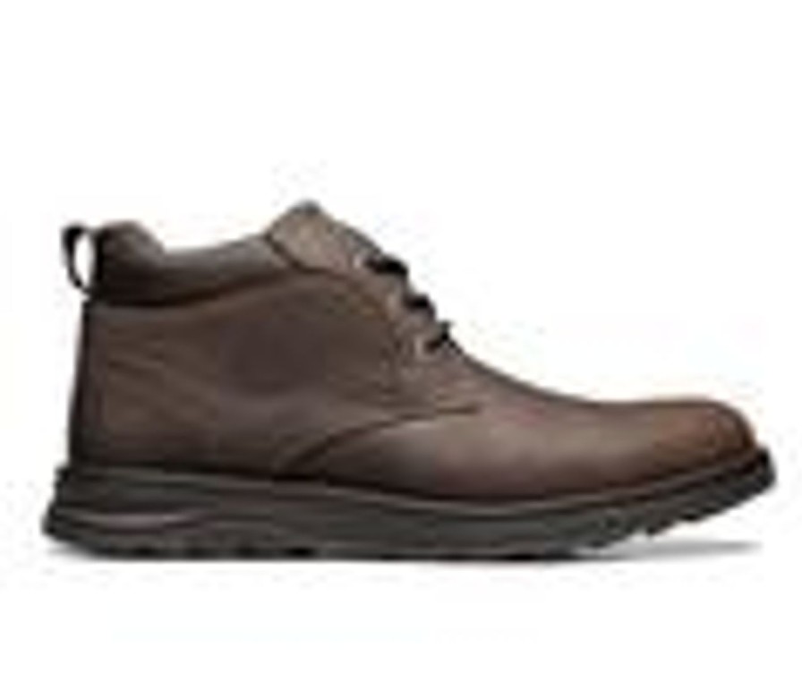 Men Nunn Bush Casual | Men'S Nunn Bush Luxor Plain Toe Chukka Leather Boots Brown