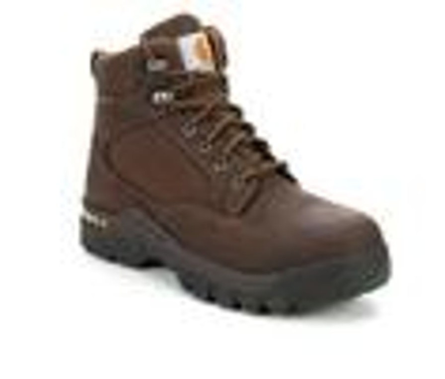 Men Carhartt Waterproof | Men'S Carhartt Ff6213 Rugged Flex 6 Brown