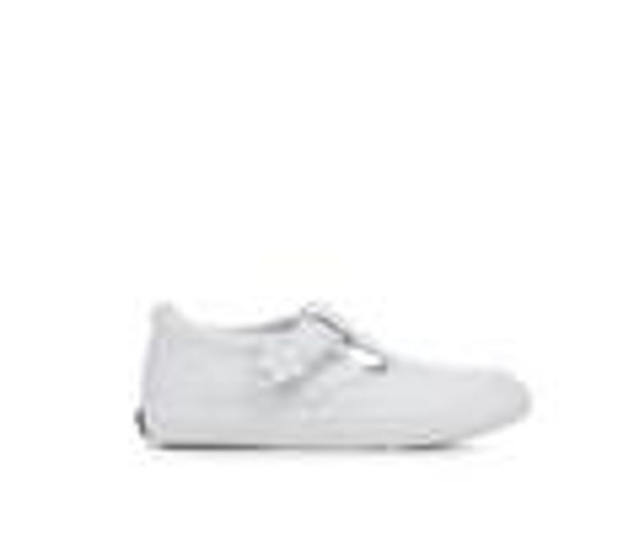 Kids Keds Casual | Girls' Keds Toddler & Little Kid Daphne T-Strap Casual Shoes White Leather