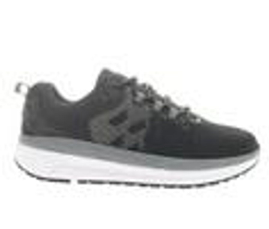 Men Propet Walking And Hiking | Men'S Propet Propet Ultra 267 Walking Sneakers Black/Grey