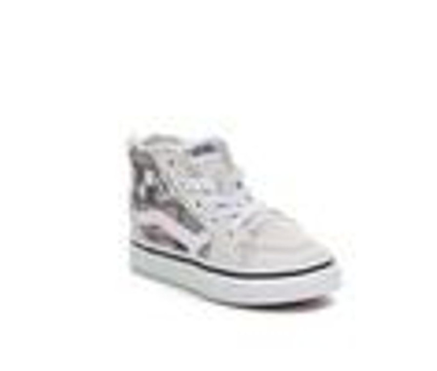 Kids Vans Athletics & Sneakers | Girls' Vans Toddler Filmore Hi Zip Print Sneakers Patchwork/Lt Gr