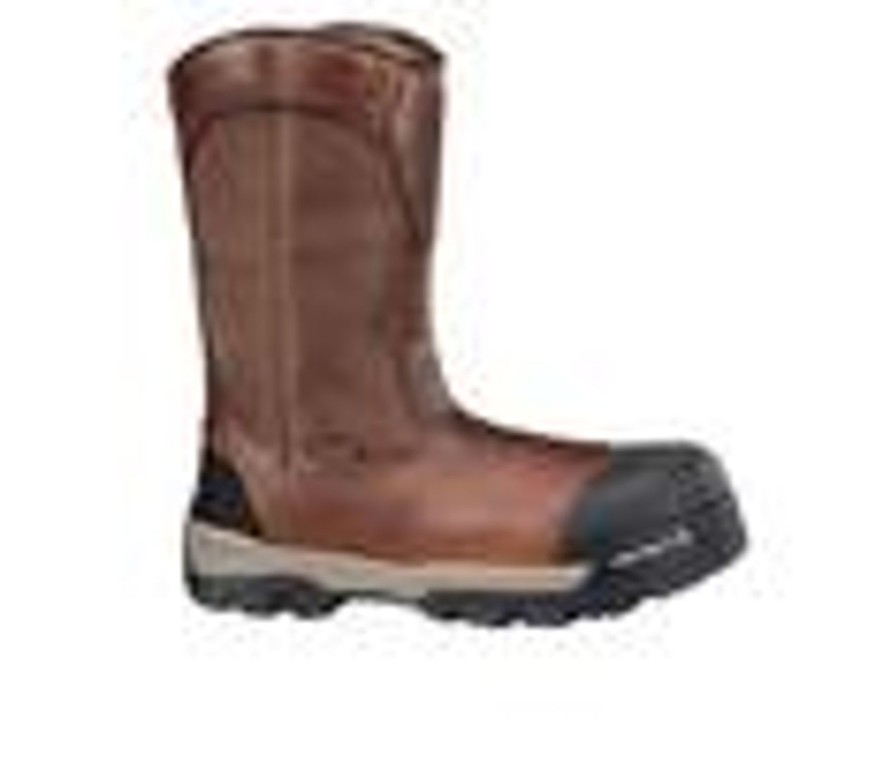 Men Carhartt Electric Hazard | Men'S Carhartt Cme1355 Force Pull On Composite Toe Work Boots Peanut