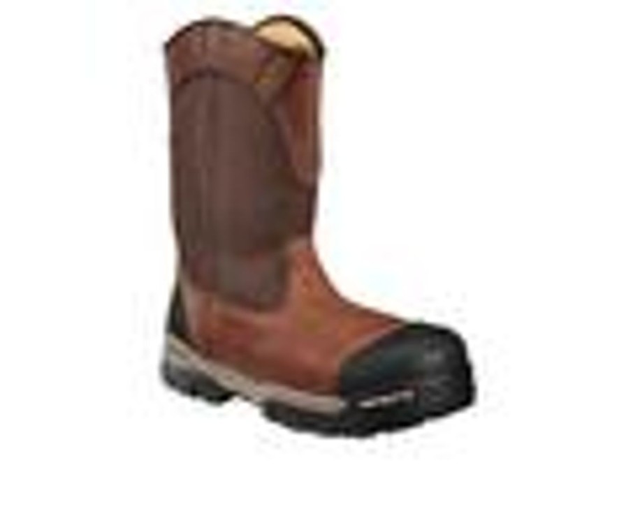 Men Carhartt Electric Hazard | Men'S Carhartt Cme1355 Force Pull On Composite Toe Work Boots Peanut