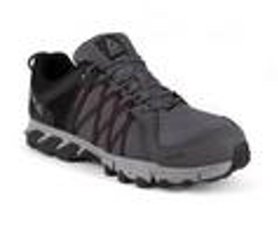 Men REEBOK WORK Electric Hazard | Men'S Reebok Work Trailgrip Work Boots Grey