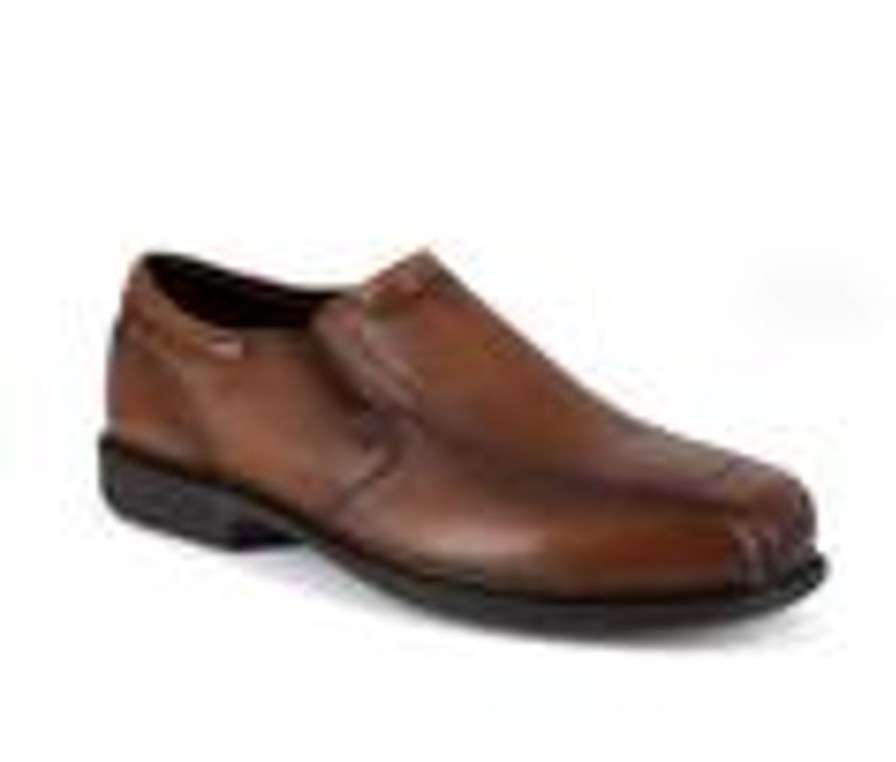 Men Florsheim Work Steel Toe | Men'S Florsheim Work Coronis Steel Toe Work Shoes Brown