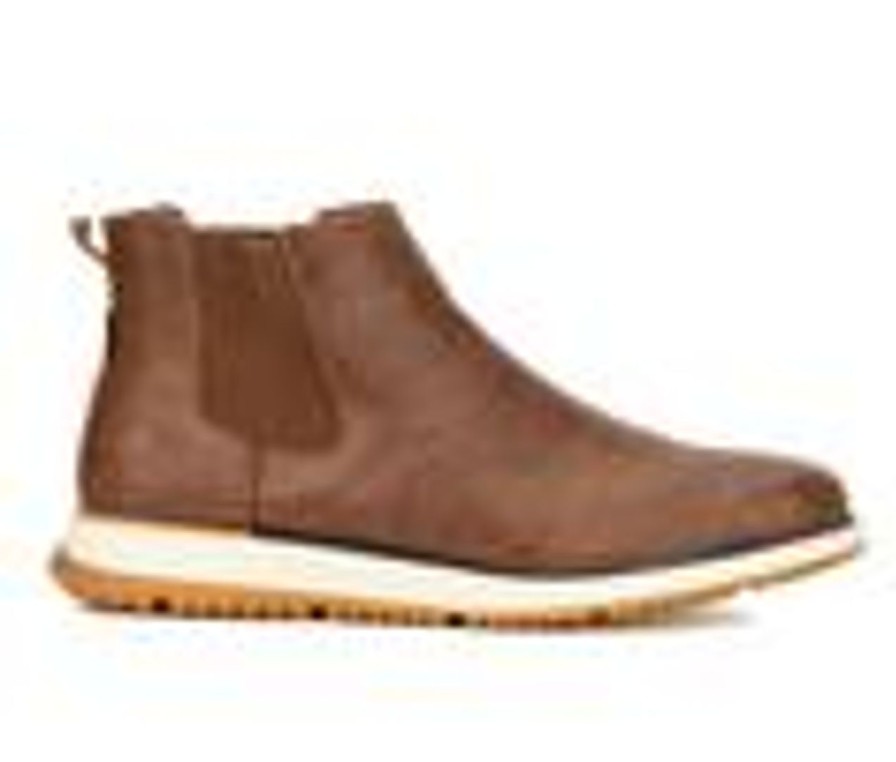 Men New York and Company Boots | Men'S New York And Company Parker Boot Chelsea Dress Boots Brown