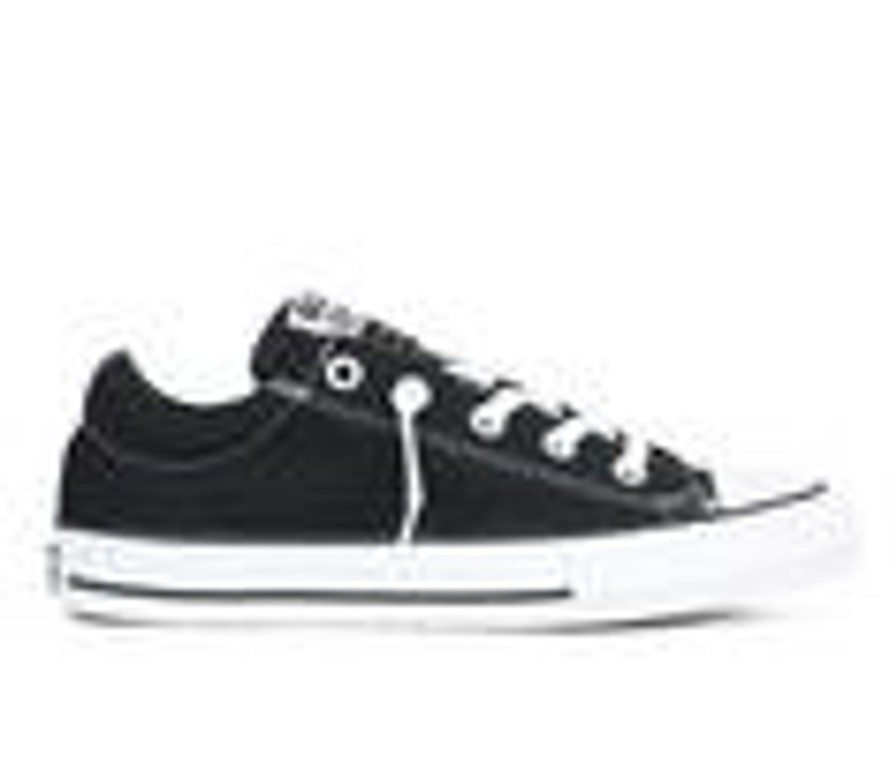 Kids Converse Athletics & Sneakers | Kids' Converse Big Kid Chuck Taylor All Star Street Ox Slip-On Sneakers Black/White