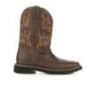 Men Justin Boots Steel Toe | Men'S Justin Boots Se 4682 Stampede Steel Toe Cowboy Boots Brown