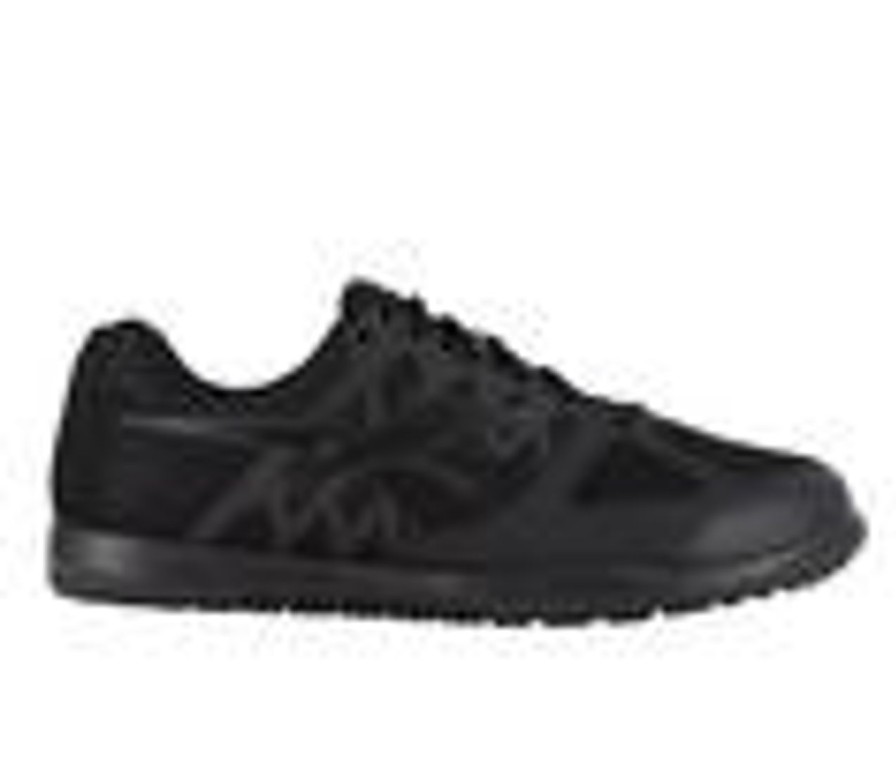 Men REEBOK WORK Electric Hazard | Men'S Reebok Work Nano Tactical Rb7100 Work Shoes Black