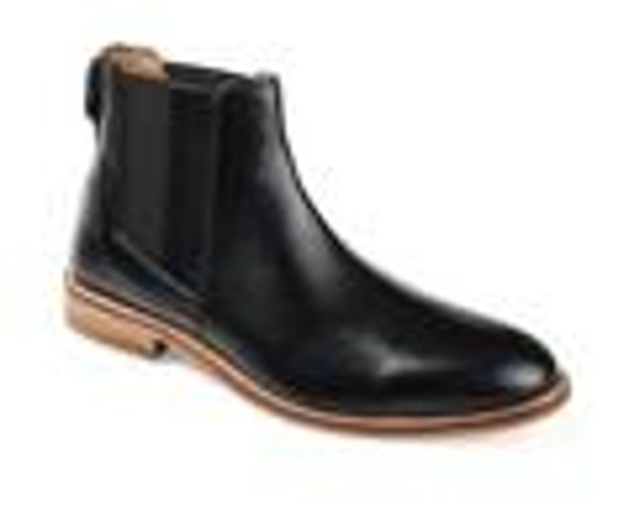 Men Thomas u0026 Vine Boots | Men'S Thomas & Vine Corbin Wide Chelsea Dress Boots Black