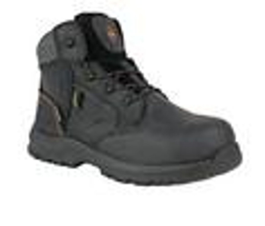 Men Hoss Boot Composite And Alloy Toe | Men'S Hoss Boot Prowl Work Boots Black