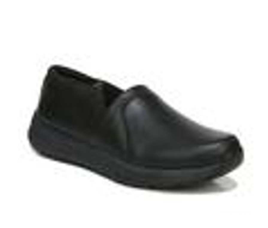 Men Dr. Scholls Slip Resistant | Men'S Dr. Scholls Dive In Slip Resistant Shoes Black