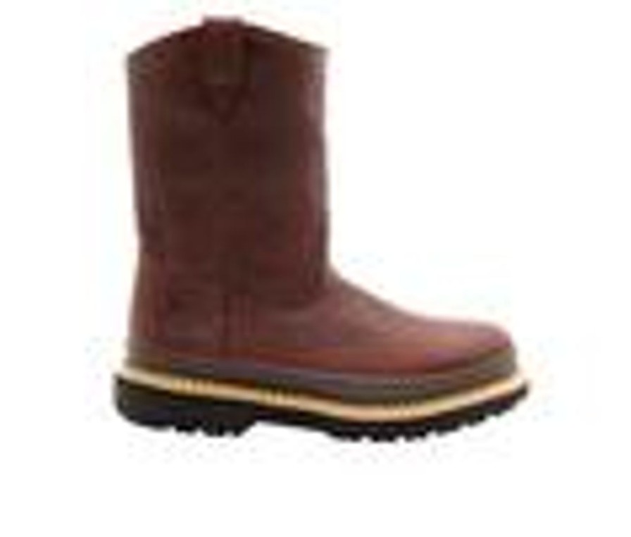 Men Georgia Boot Electric Hazard | Men'S Georgia Boot 9 Soggy Brown