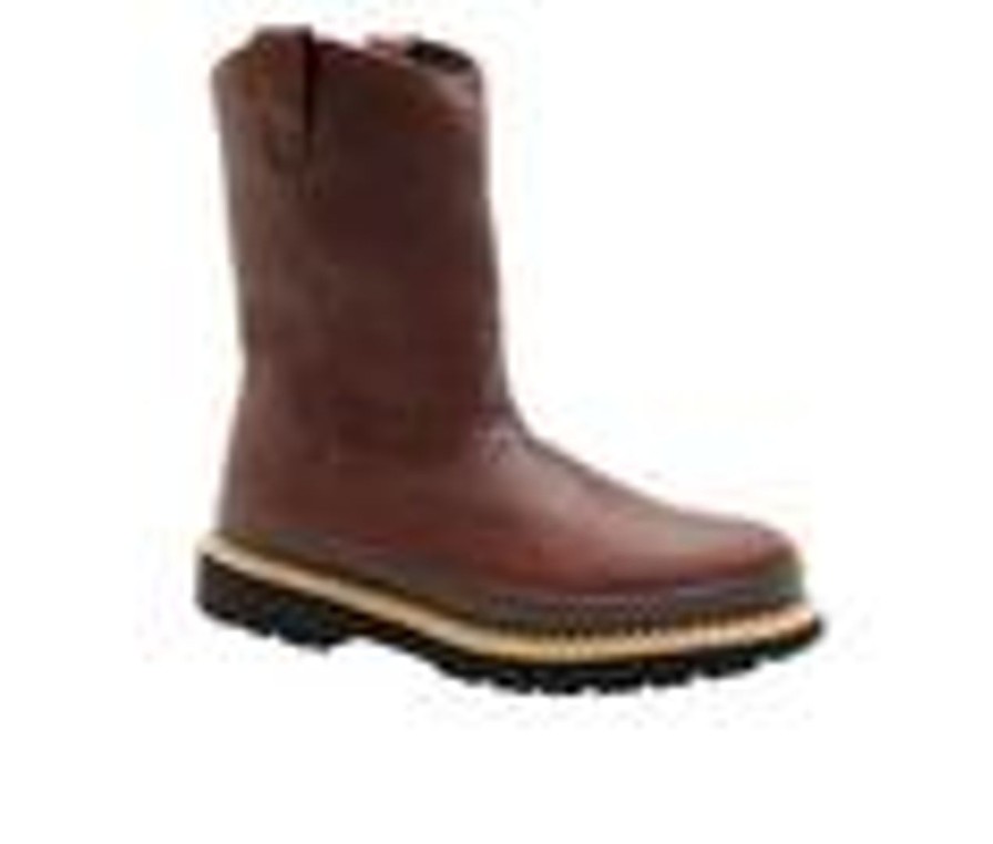 Men Georgia Boot Electric Hazard | Men'S Georgia Boot 9 Soggy Brown