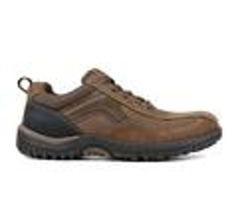 Men Nunn Bush Walking And Hiking | Men'S Nunn Bush Quest Bike Toe Oxfords Tan Multi