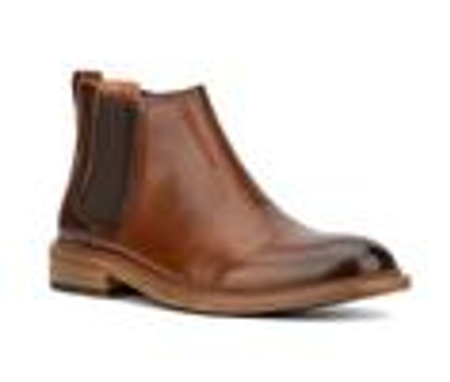 Men Vintage Foundry Co Boots | Men'S Vintage Foundry Co Martin Chelsea Dress Boots Cognac