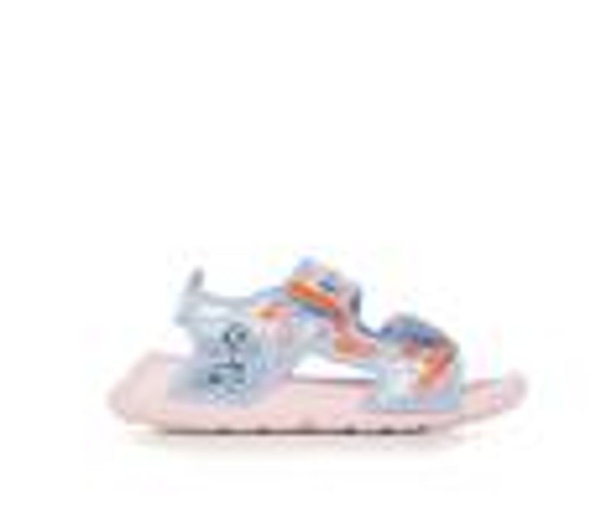 Kids Adidas Sandals | Girls' Adidas Infant & Toddler Alta Swim Moana Sandals Blue/Orange/Pnk